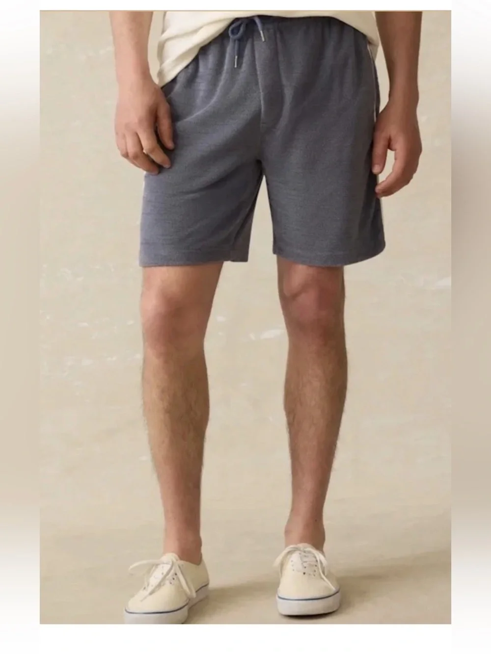 NWT Fahery Cabana Towel Terry Shorts Blue Size XXL 2XL Beach Pool Lounge $128
